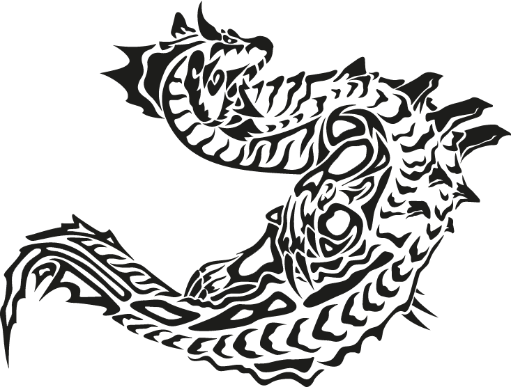 Lagiacrus - Lagiacrus Tattoo (733x556), Png Download