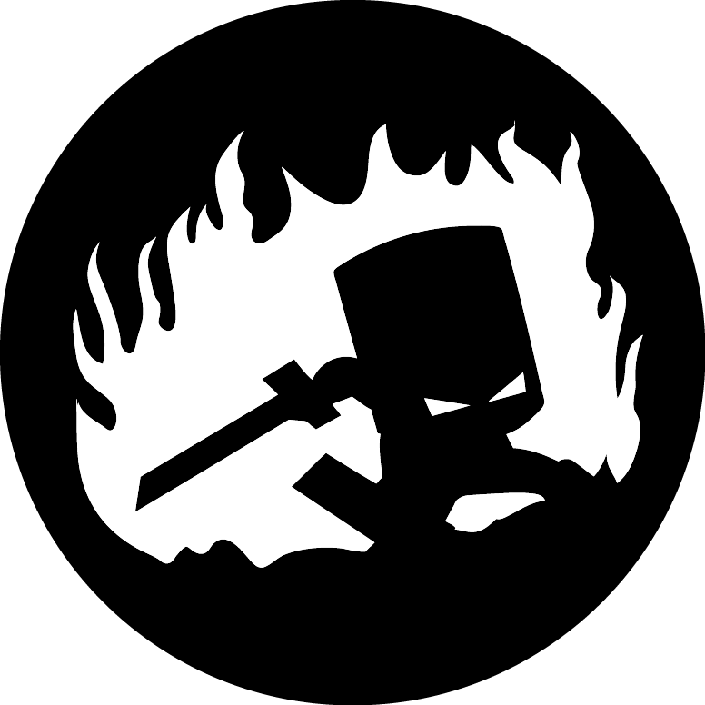 Castle Crashers Pumpkin Stencil (776x776), Png Download