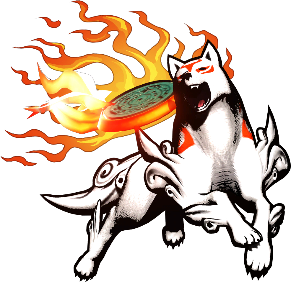 Clip Art Transparent Spawnstaff Picks - Marvel Vs Capcom Amaterasu Victory Animation (1024x1024), Png Download