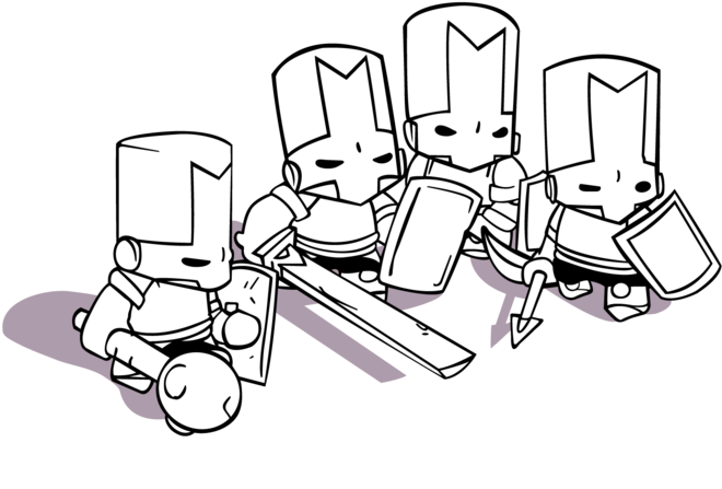 Castle Crashers Coloring Pages 2 Png - Imagenes De Castle Crashers Para Dibujar (800x711), Png Download