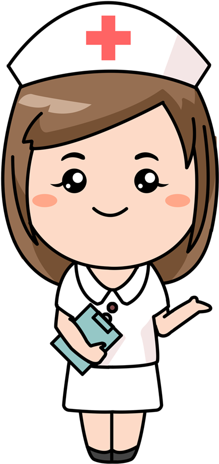 Download Nurse Graphics Clip Art Free Free Cute Cartoon Nurse - Nurse  Clipart PNG Image with No Background 