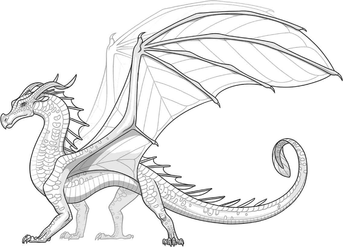 They're The Ruling Tribe And Have A Whole Range Of - Wings Of Fire Leafwing Base (1159x842), Png Download