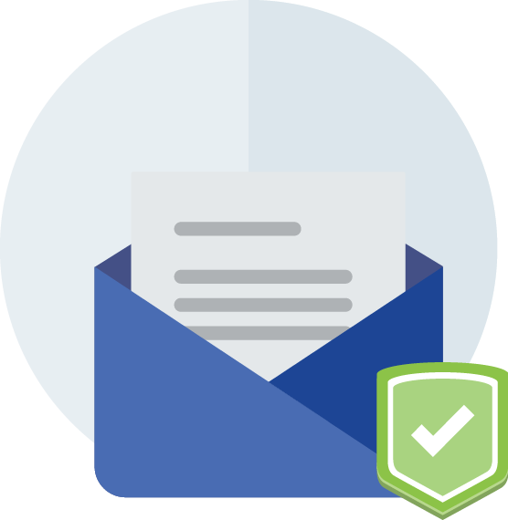 Sendio Opt Inbox - Secure Email Png (556x570), Png Download
