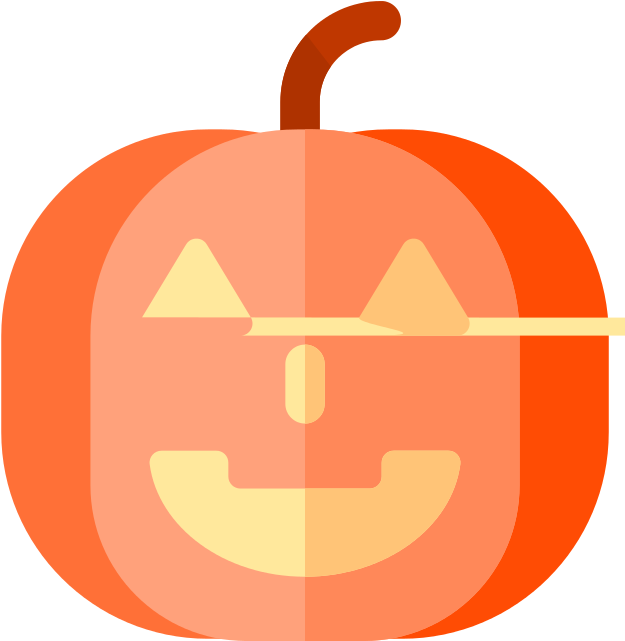 Halloween - Jack-o'-lantern (640x640), Png Download