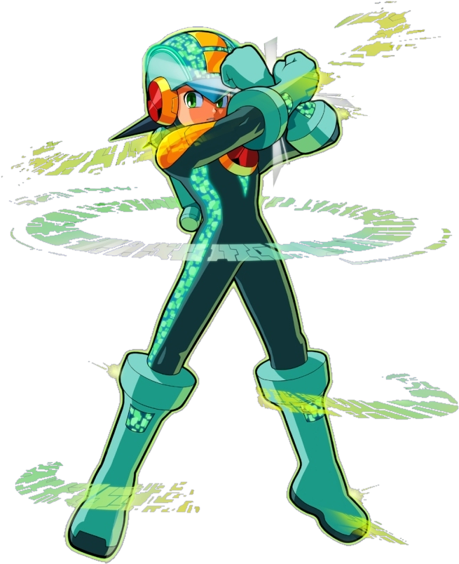 Hub Soul Photo Exe Style Saito1 - Megaman Exe Transformations (800x900), Png Download