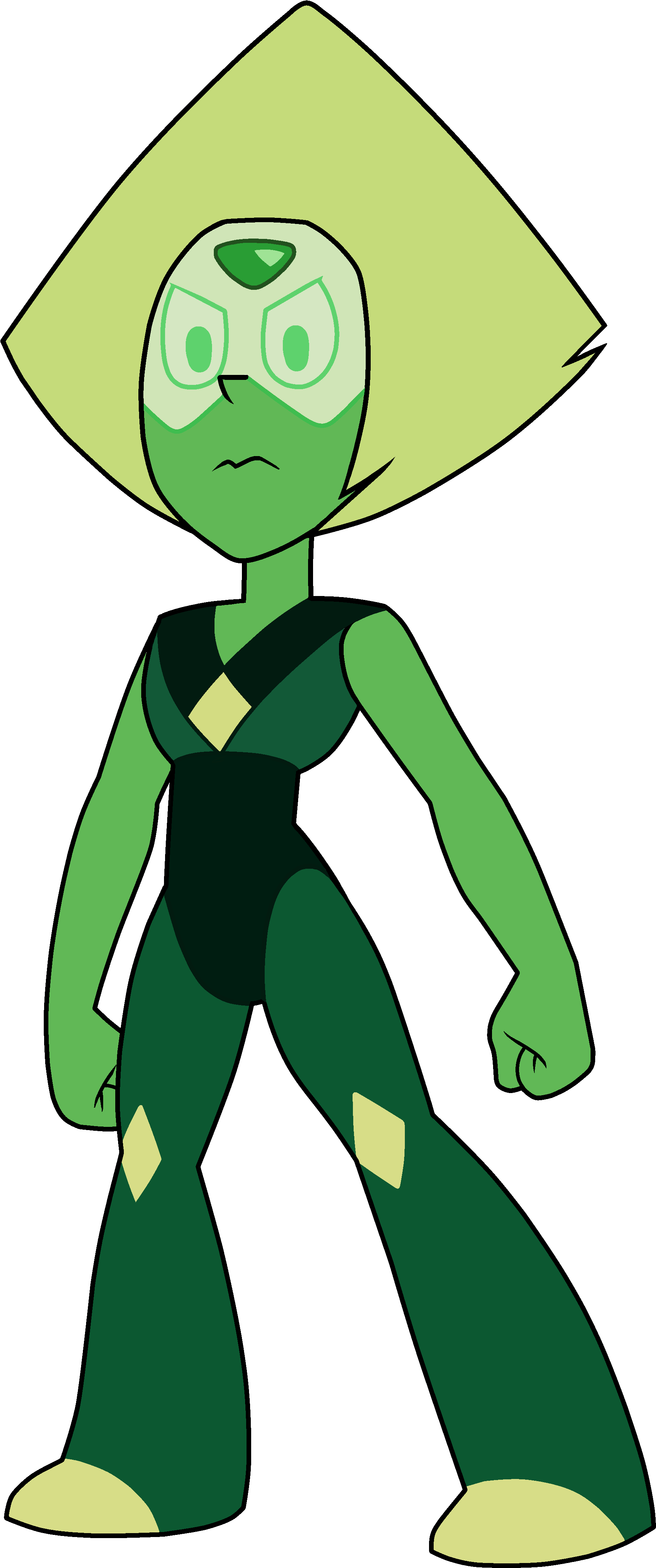 Peridot Drill Palette - Steven Universe Peridot Night (2000x4500), Png Download