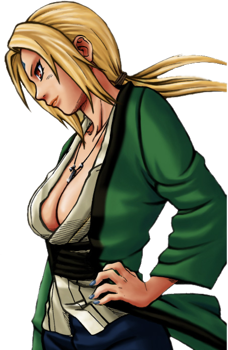 Цунаде - Naruto Tsunade 5th Hokage Cosplay Costume (455x700), Png Download