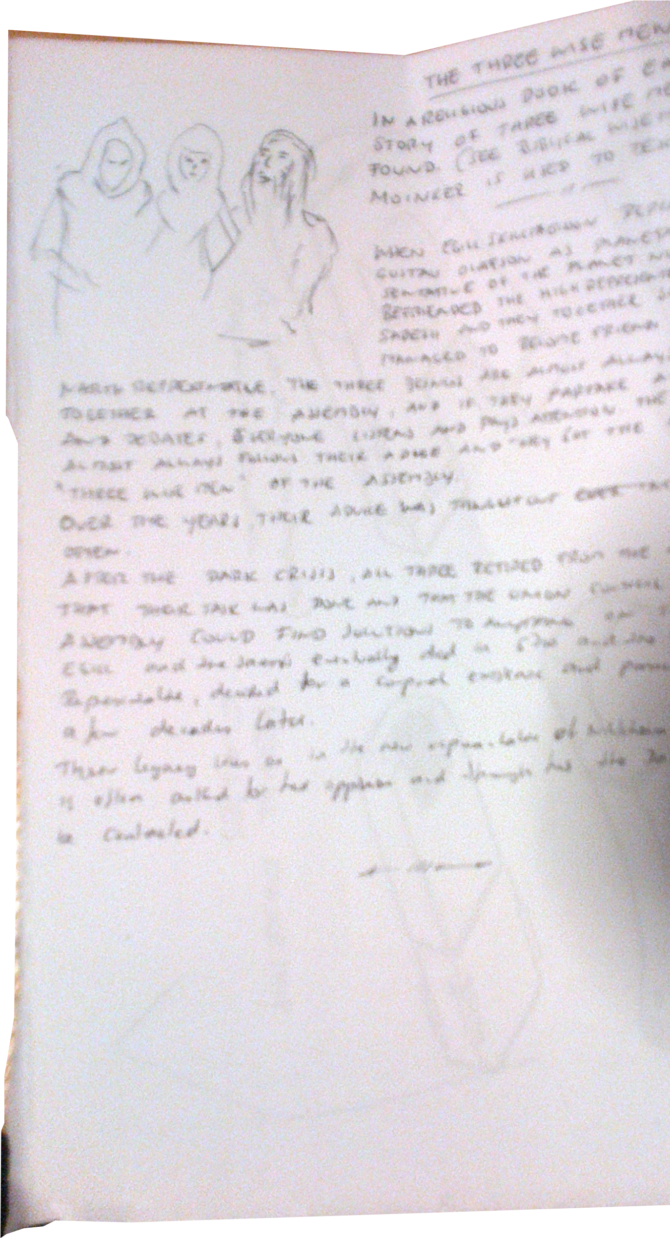 The Three Wise Men First Concept - Document (1372x2560), Png Download