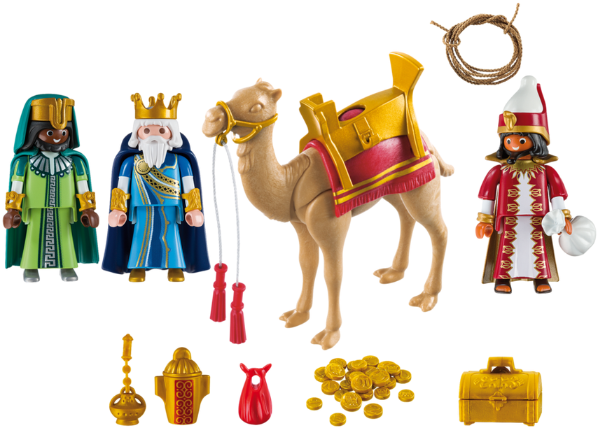 Playmobil Christmas Three Wise Kings/men - Playmobil Three Wise Kings Set (940x658), Png Download