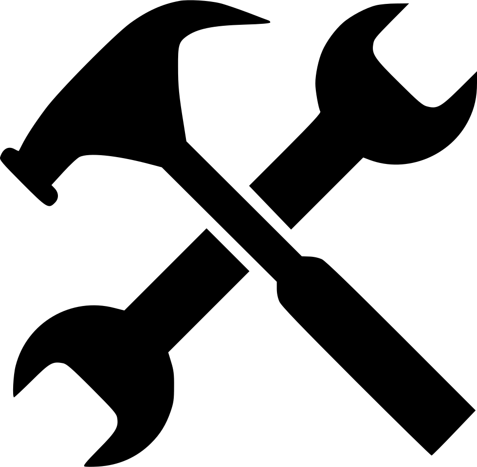 Png File Svg - Hammer And Wrench Clip Art Png (980x960), Png Download