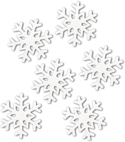 Set De 4 Aimants Snowflake - Magnet (1000x1000), Png Download