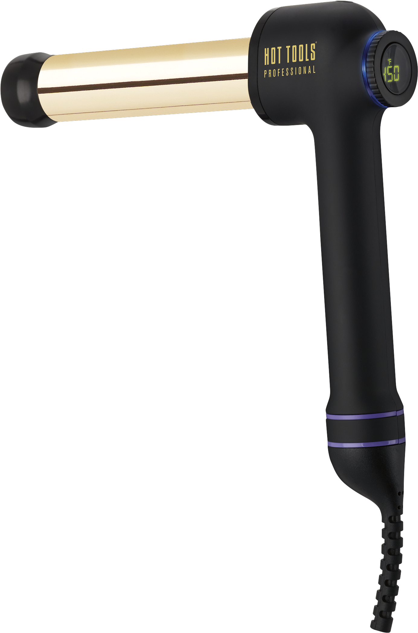 Beach Waves Hot Tools Curling Iron By The Best Beauty - Hot Tools Curl Bar 1" Curling Iron (2100x2655), Png Download