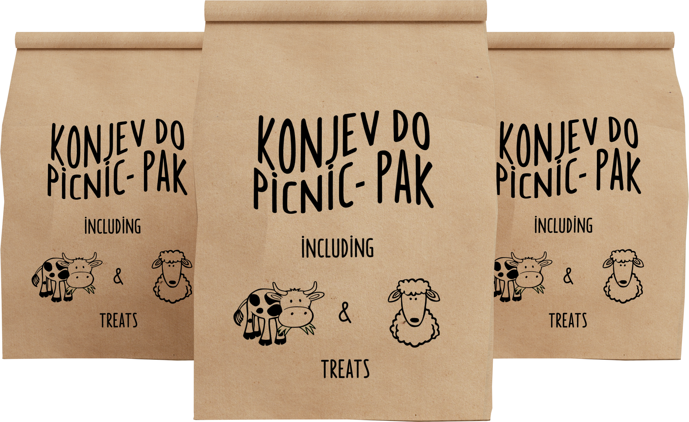 Brown Bag Front - Paper Bag Front Png (2259x1384), Png Download