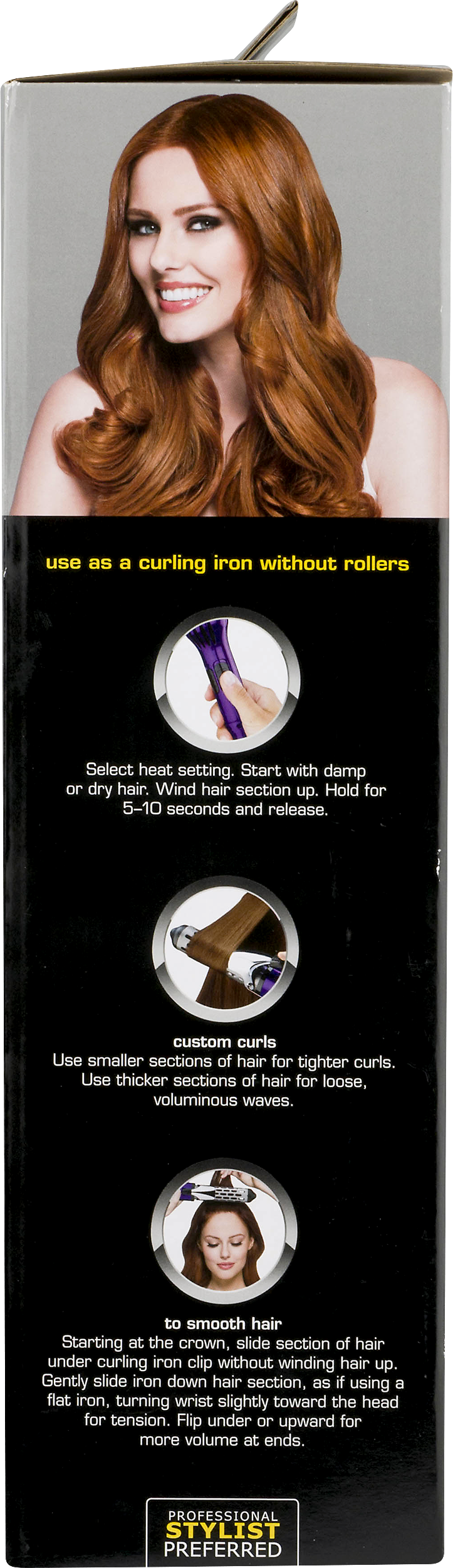 Conair 2-in-1 Hot Air Styling Curl Brush (723x2500), Png Download