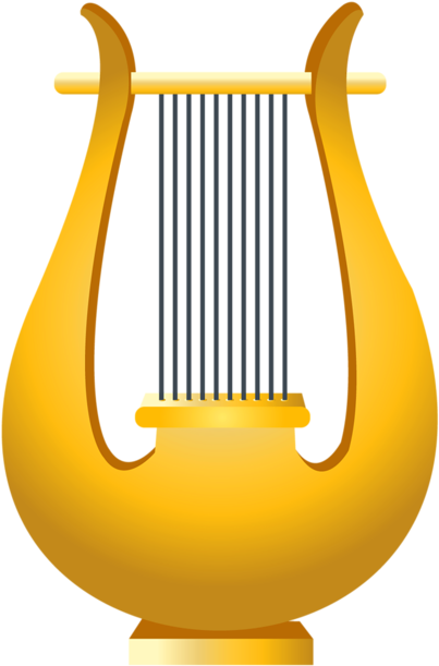 El Arpa - Golden Harp Clipart (549x800), Png Download