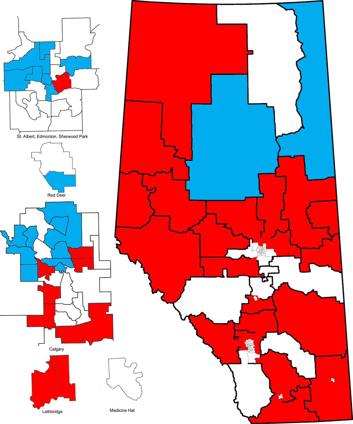Alberta Mla Vote Gay Straight Alliances Vote Motion - Constituencies In Alberta (1200x1439), Png Download