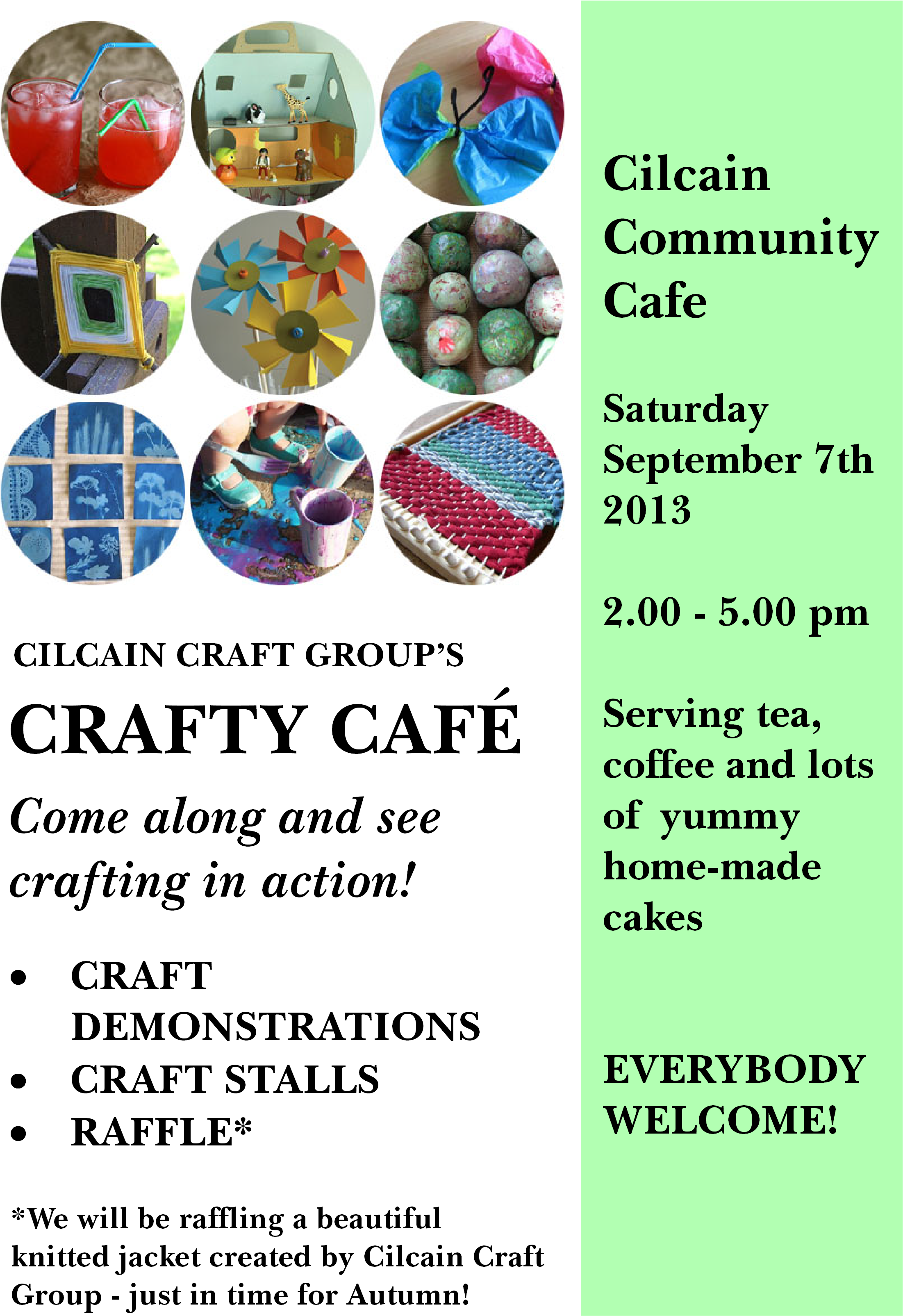 Cilcain Community Café Is Back - Crafts For Kids (2480x3508), Png Download