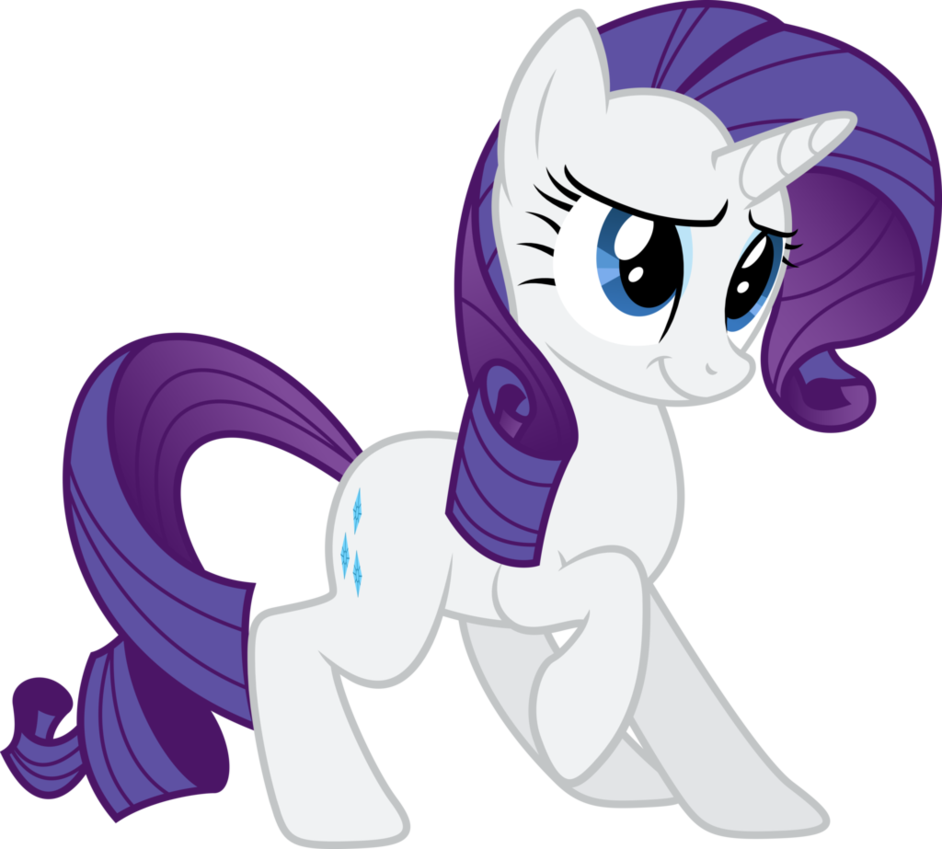 Rarity Png Image - My Little Pony Rarity Vector (942x849), Png Download