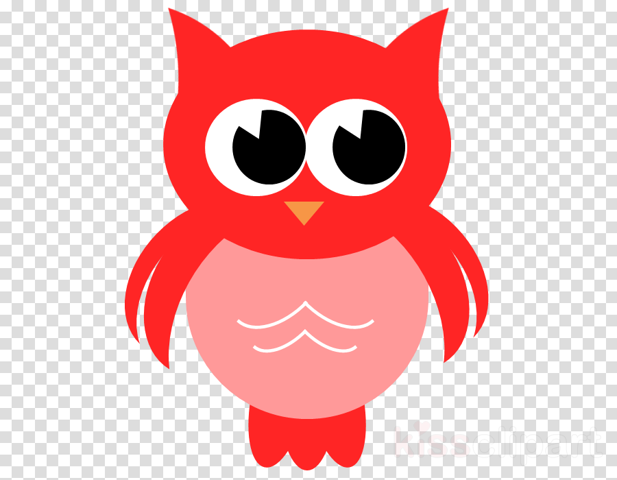 Download Owl Clip Art Red Clipart Eastern Screech Owl - Trefle 4 Feuille Dessin (900x700), Png Download