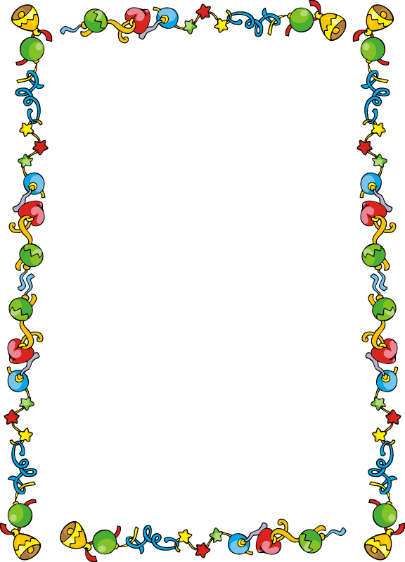 Christmas Border Clipart Free Download Christmas Clip - Flip Flop Border Clip Art (576x798), Png Download