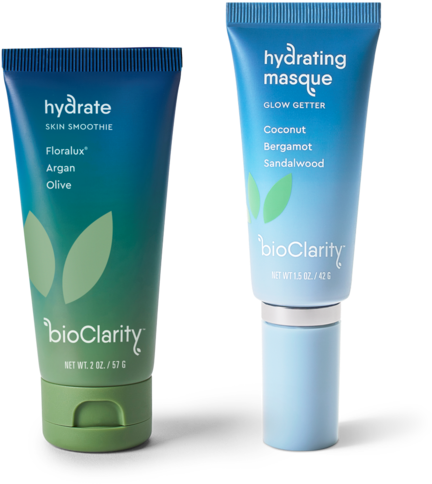 Moisture, Moisture Bundle Moisture, Moisture Bundle - Bioclarity Hydrate Skin Smoothie Moisturiser - Floralux (600x600), Png Download