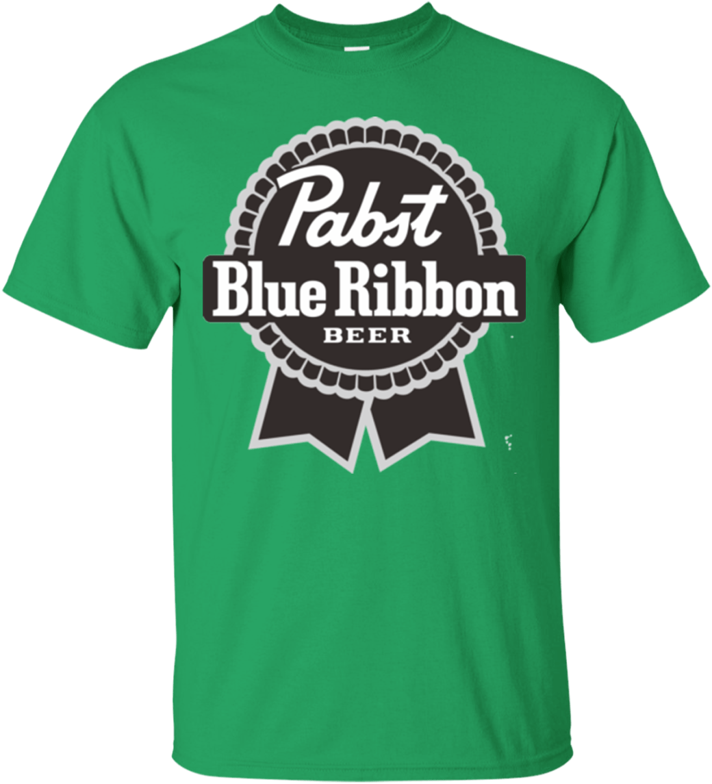 Pabst Blue Ribbon Men's T-shirt - Pabst Blue Ribbon Bottle Cap (1155x1155), Png Download