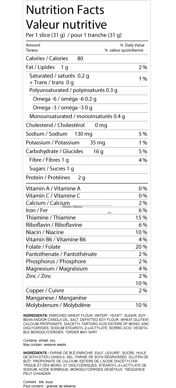 Full Nutritional Info - Nutrition (612x1498), Png Download