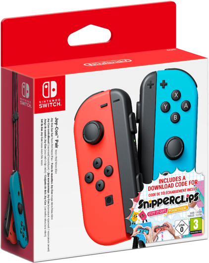 Nintendo Switch Χειριστήριο Joy-con Κόκκινο/ - Nintendo Switch Joycon Bundle (600x600), Png Download