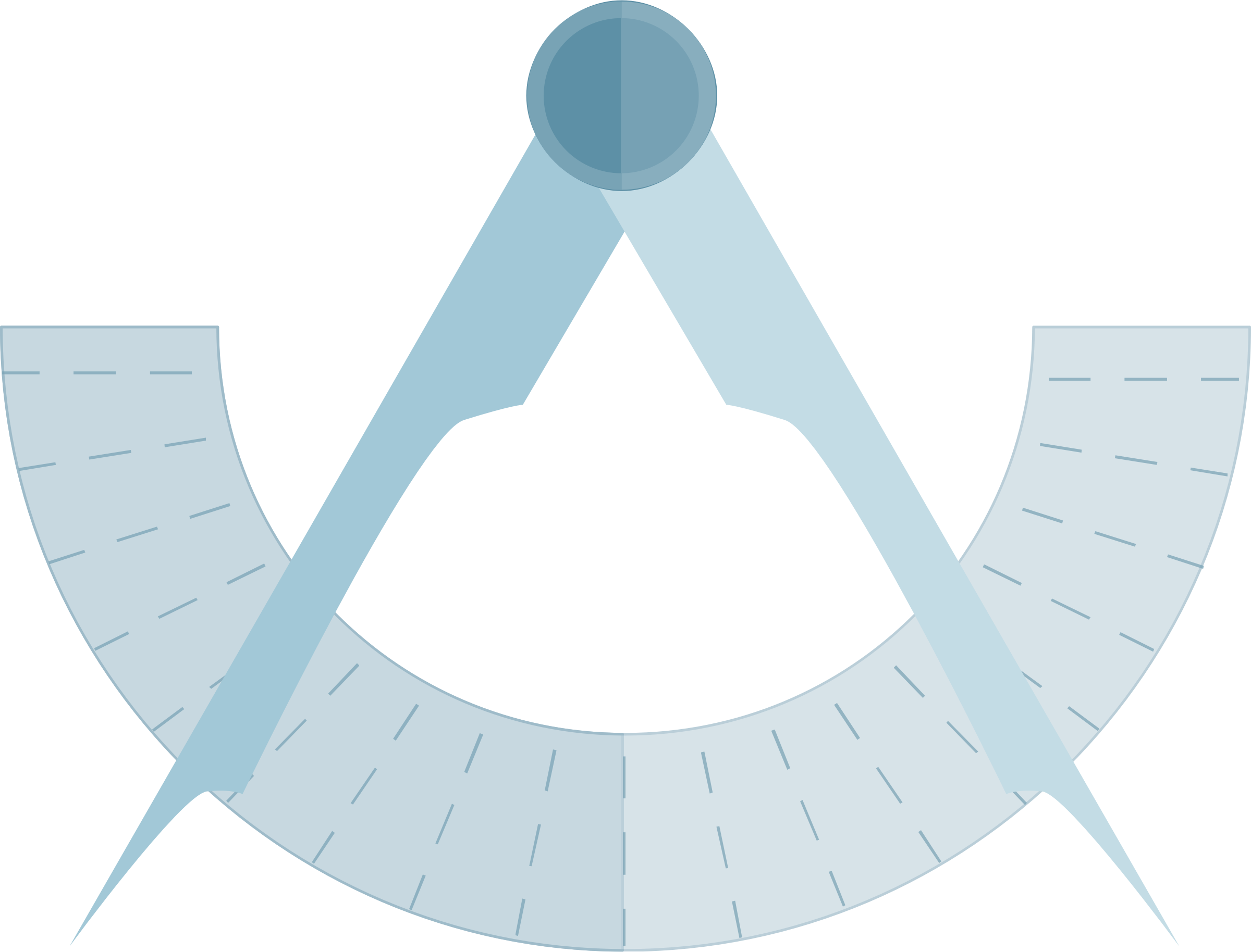 This Free Icons Png Design Of Circle And Ruler (2400x1828), Png Download