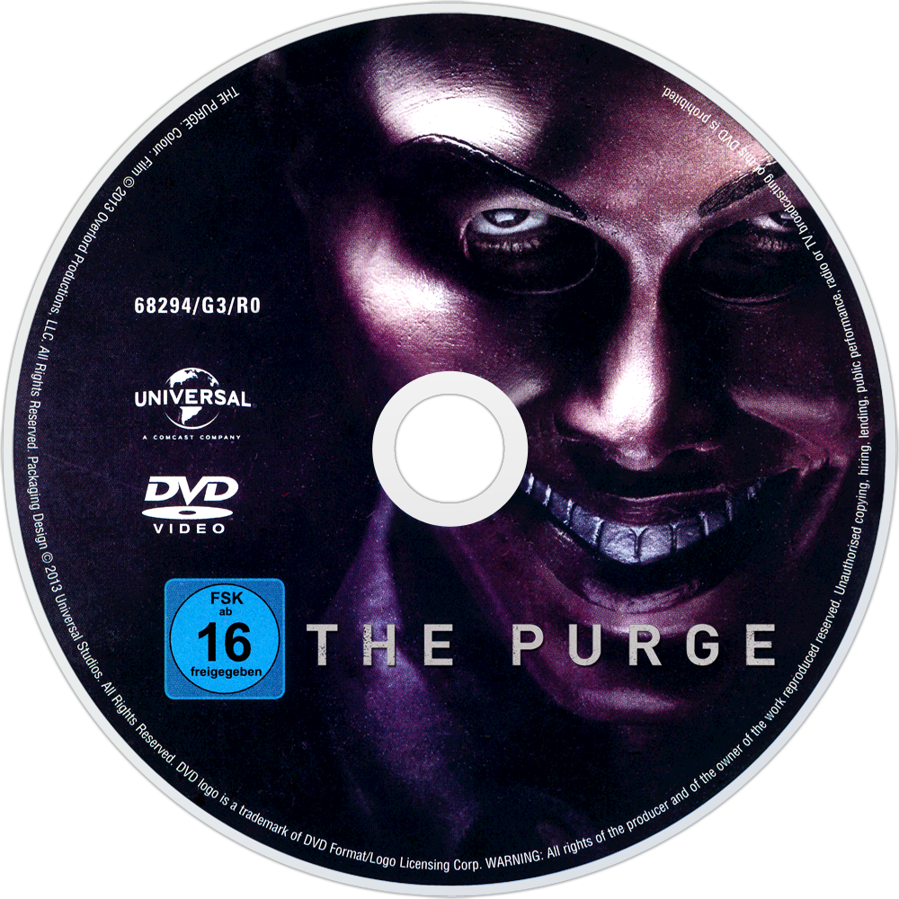 The Purge Bluray - Purge - Dvd (1000x1000), Png Download