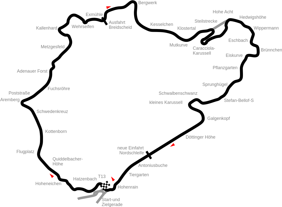Nordscheilefe Track Map - Nurburgring Nordschleife (1200x1109), Png Download