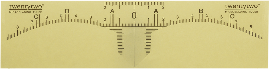 Professional Sticker Ruler 50pcs - Label (1000x1000), Png Download