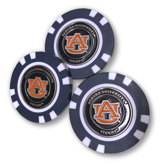 Navy Auburn Golf Markers 3pk - Auburn (800x800), Png Download