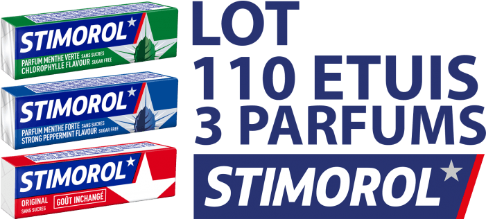 Lot 110 Etuis Stimorol Assortis - Stimorol Wild Cherry Single 14gr (700x489), Png Download