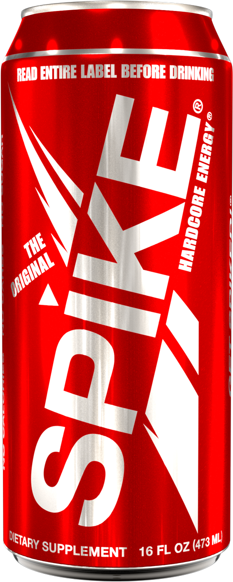 Energy Drinks Png - Spike Energy Drink Red (900x1200), Png Download