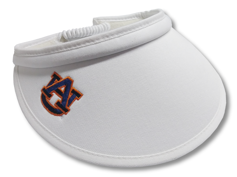 Ladies White Visor With Au And Bungie Cord Back - Slip-on Shoe (800x800), Png Download