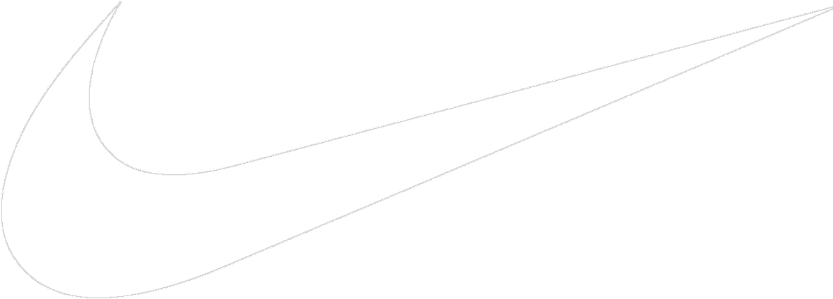 nike swoosh logo white