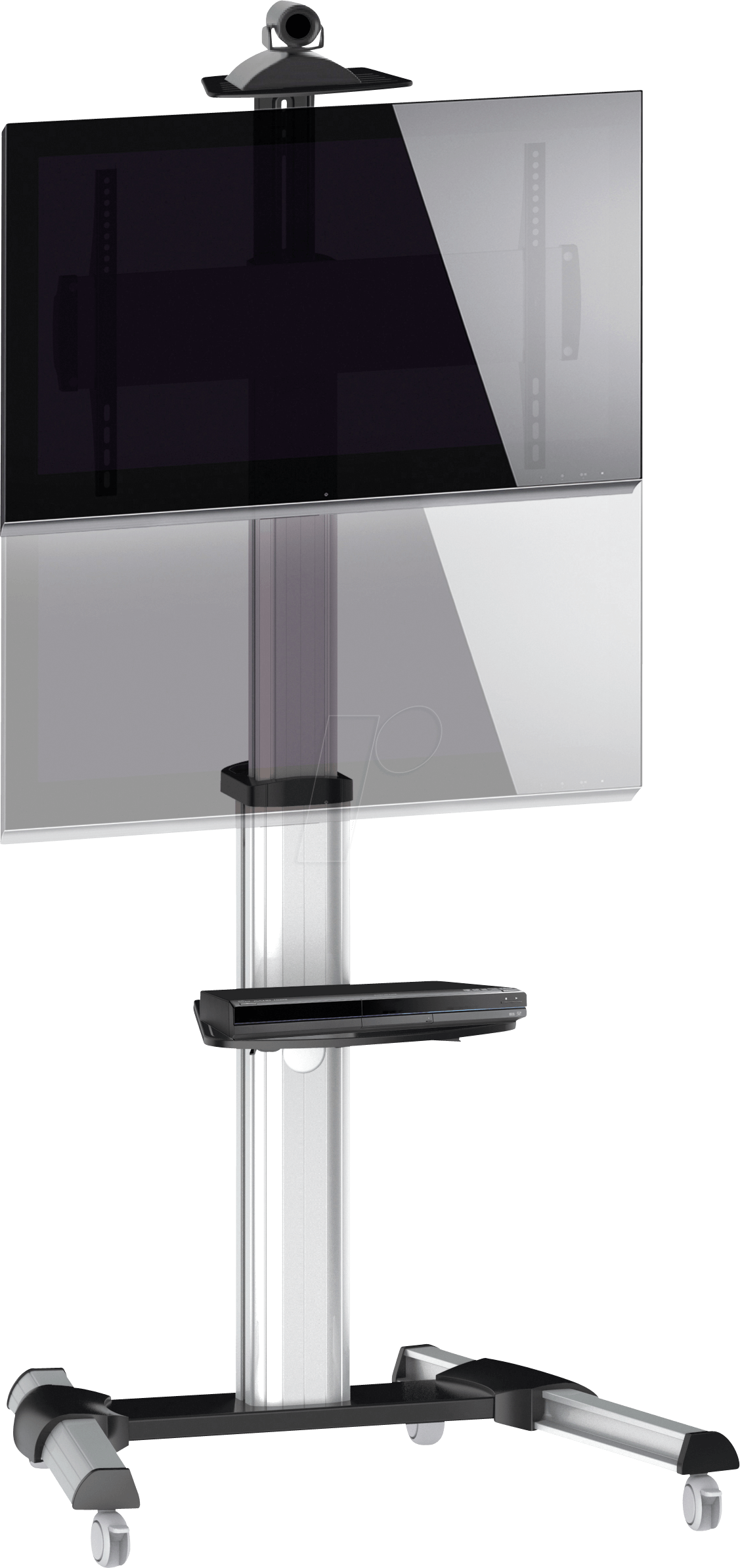 Pedestal For Flat Screens For - Sunne Would Elite Screens For Lcd Tv 37"- 70" Aluminum (1127x2389), Png Download