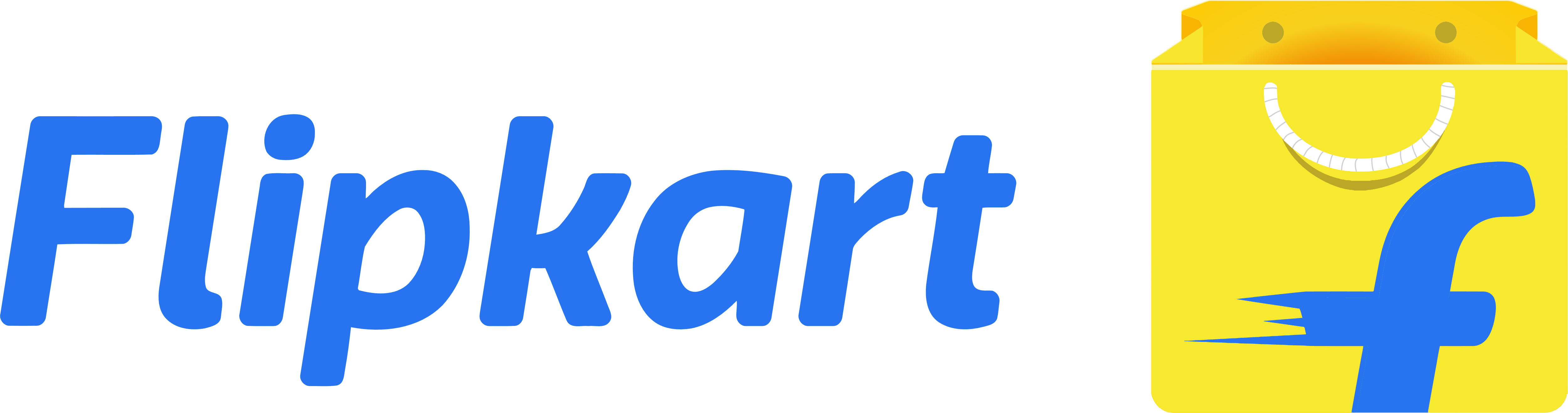 Flipkart Logo - Flipkart New Logo Png (5000x1318), Png Download