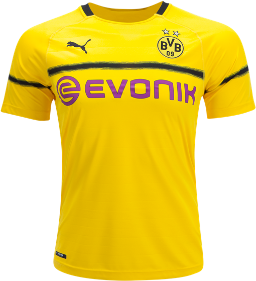 Borussia Dortmund 18/19 Cup Soccer Jersey - Borussia Dortmund Kit 18 19 (600x600), Png Download