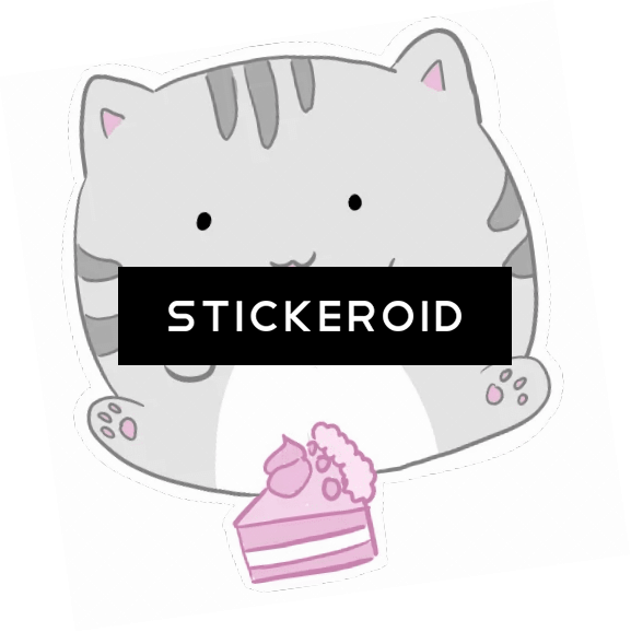 Cake Kawaii - Cartoon (577x578), Png Download