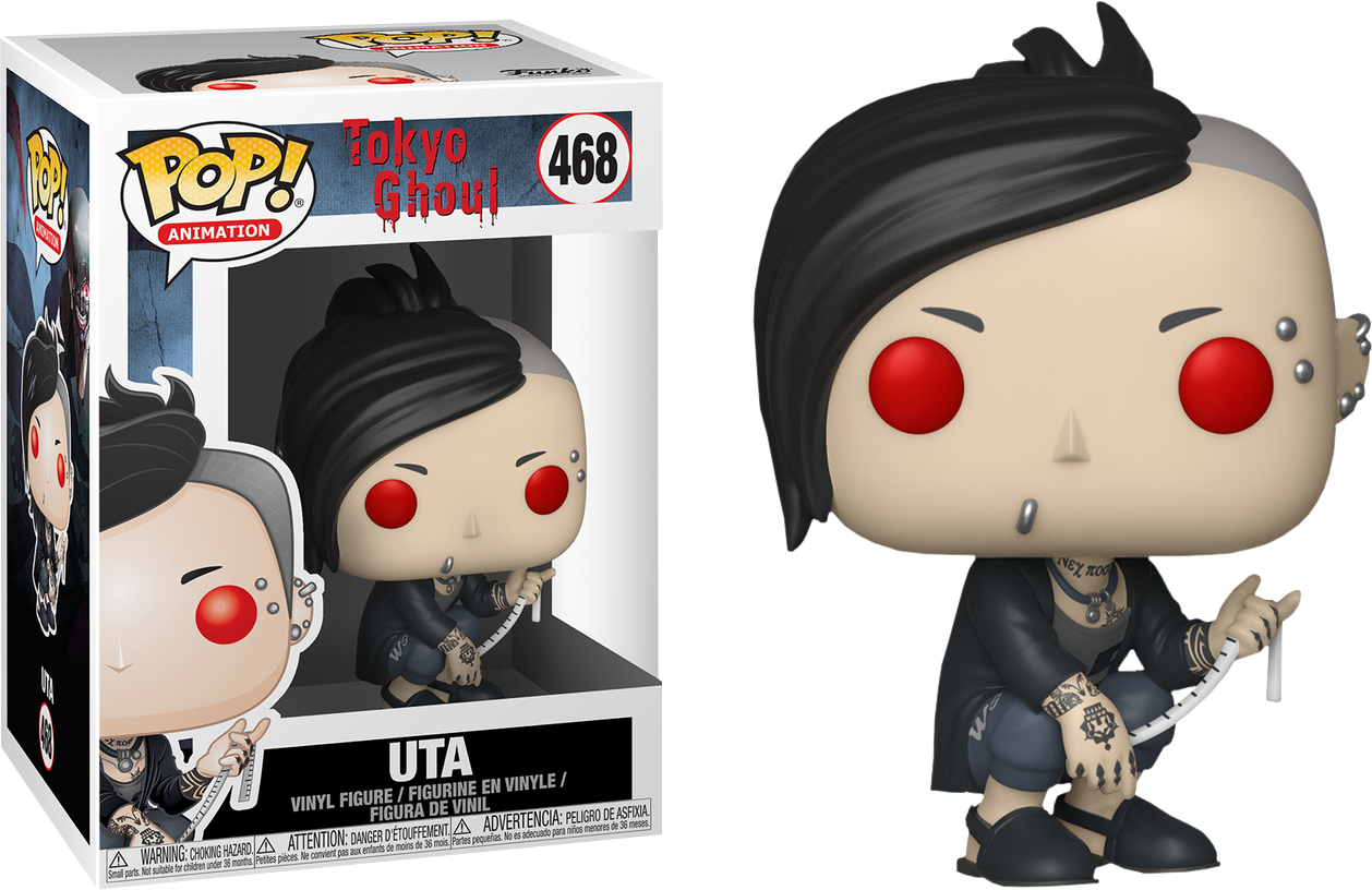Tokyo Ghoul Uta Funko Pop Vinyl Figure Popcultcha Png - Figurine Pop Tokyo Ghoul (1258x816), Png Download