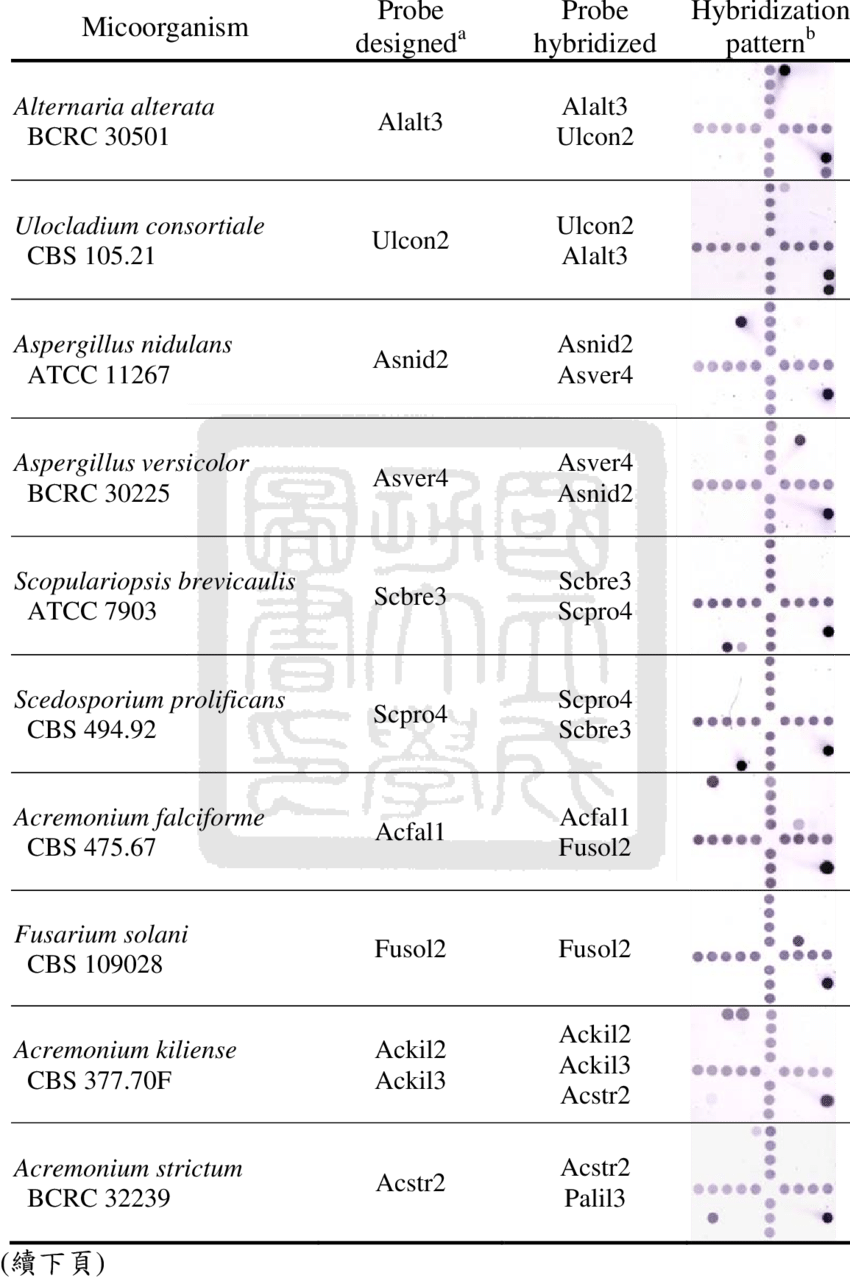 Species Cross-hybridized To The Probes Designed For - Number (850x1278), Png Download