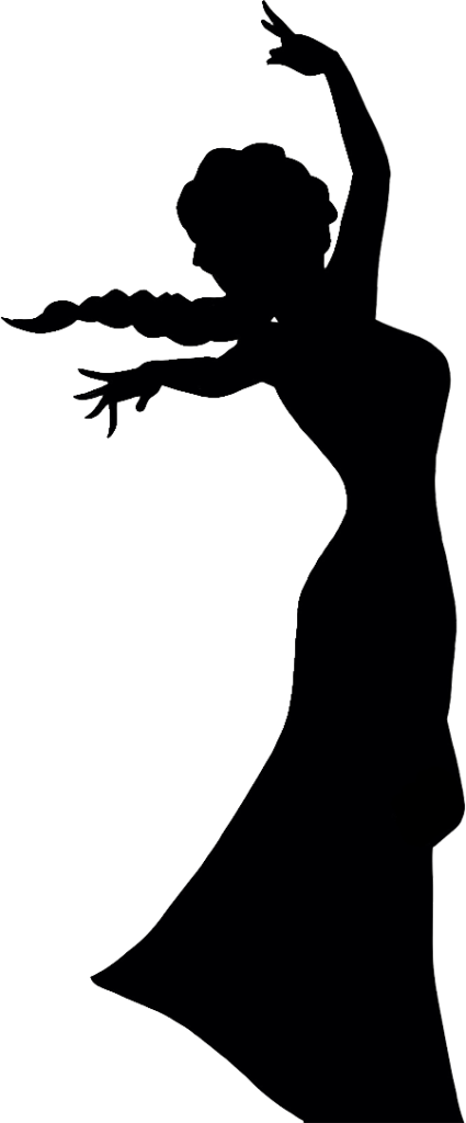 2nd Show Now Open - Elsa Silhouette Printable (425x1024), Png Download