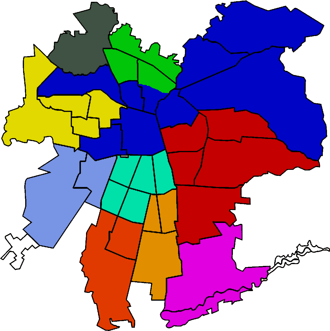 Mapa Cuerpos De Bomberos, Ciudad De Santiago De Chile - Santiago Svg (1200x1200), Png Download
