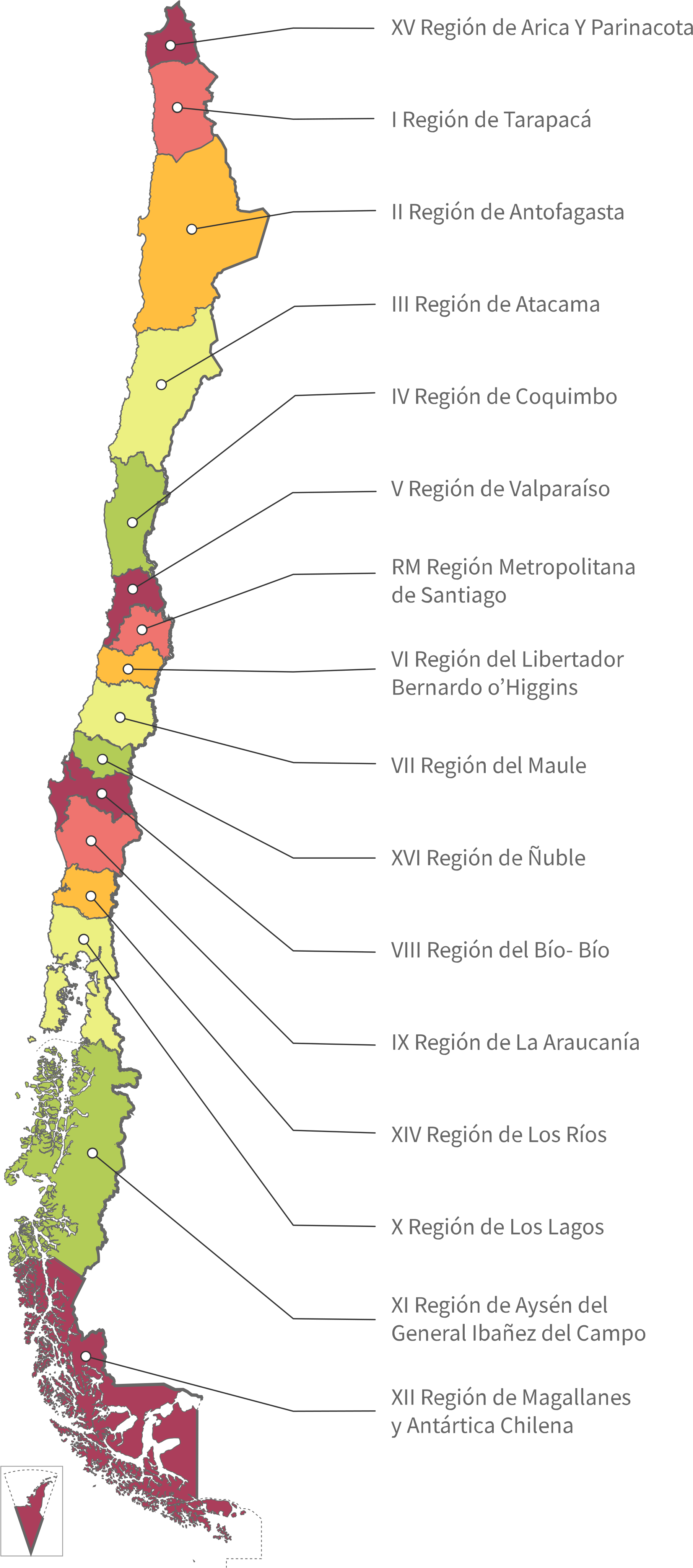 Open - Mapa De Chile Png (2000x4095), Png Download