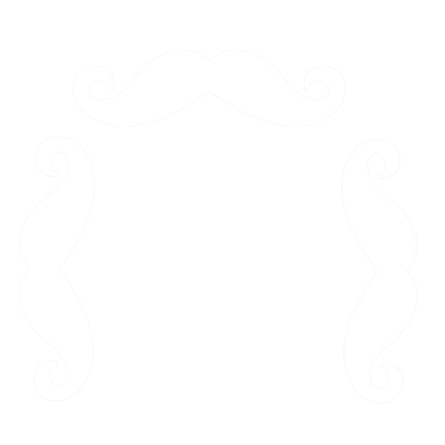 White Mustache Png - Drawing (894x894), Png Download