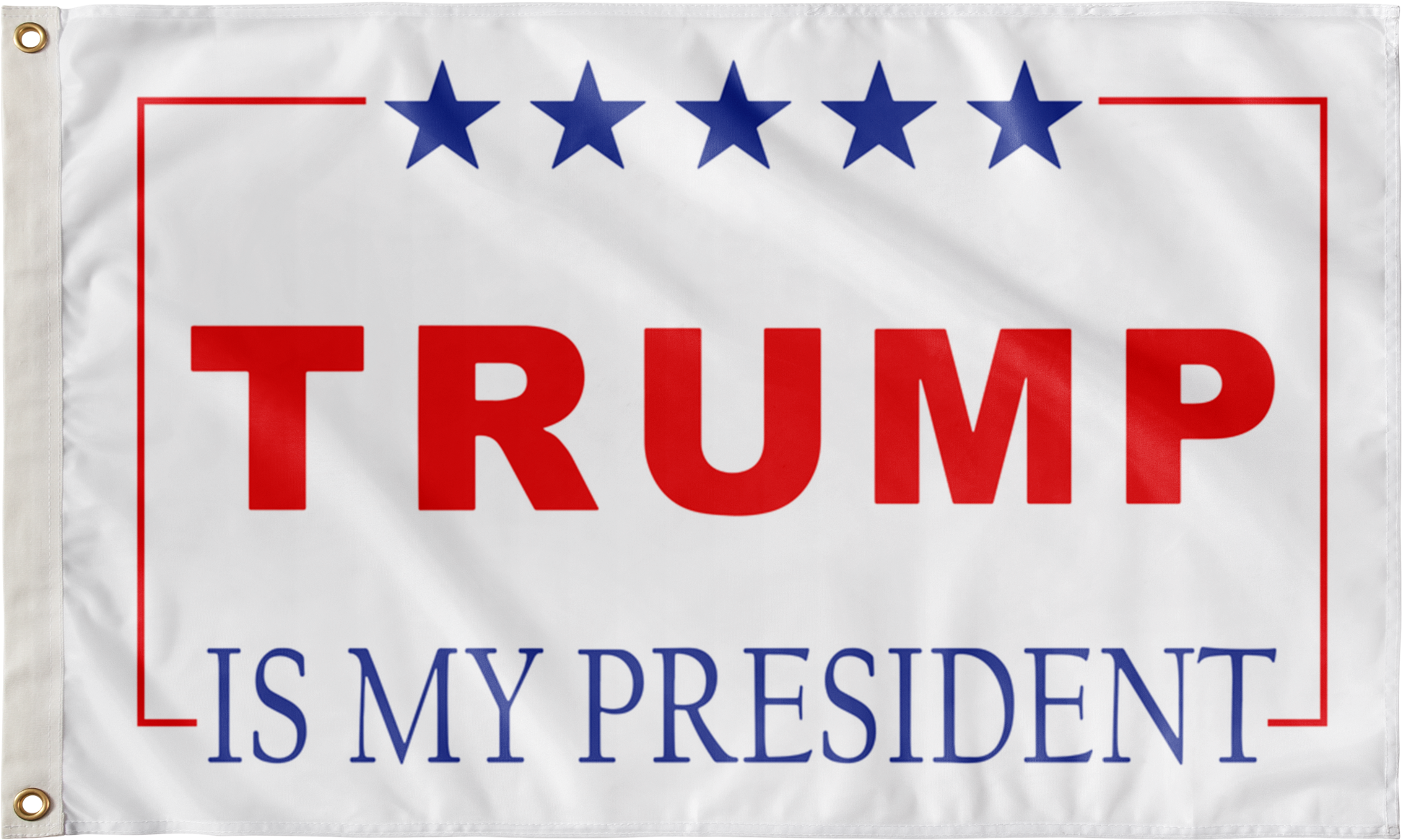 Tump Is My President Flag - Make America Great Again White (2000x2000), Png Download