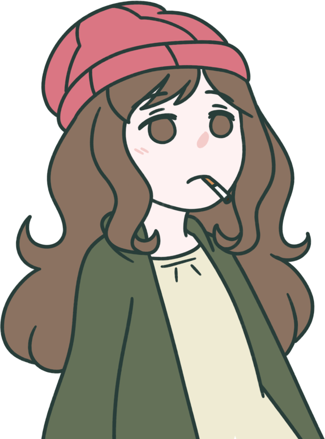 Author Comments - Smoking (645x870), Png Download