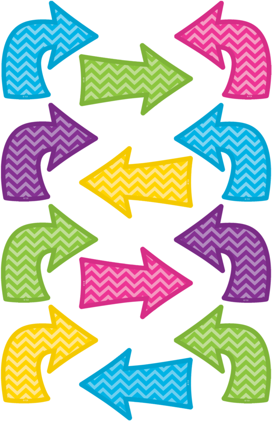 Tcr5654 Chevron Arrows Mini Accents Image - Teacher Created Resources Chevron Arrows Mini Accents (900x900), Png Download